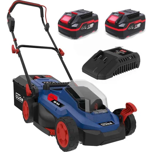 GÜDE City Rasenmäher RM 18/33 mit 2 x Akku 4.0 Ah von Güde