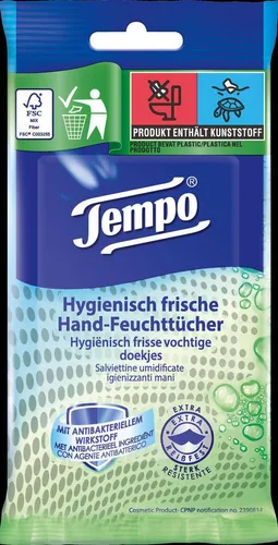 Tempo Handreinigungstücher Hygienisch frisch 1-lagig 329817