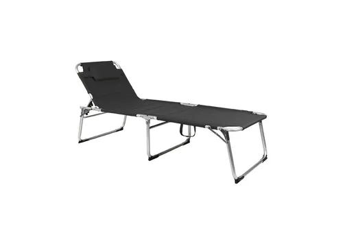 Mojawo XXL Alu Gartenliege Gepolstert L200xB70cm - Hochwertige Gartenliege mit verstellbarem Rückenteil und Kissen – ideal für Garten und Terrasse. Robuster Aluminiumrahmen, wetterbeständig und pflegeleicht. Genießen Sie entspanntes Relaxen im Freien!