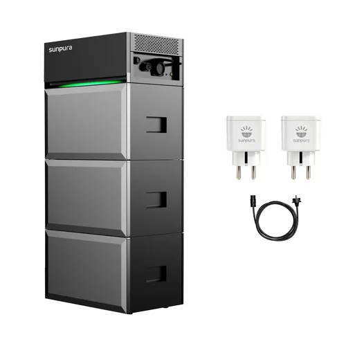 Sunpura S2400 All-in-One Energiespeichersystem mit Erweiterungsakku