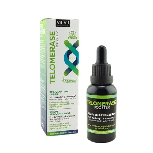 VIT VIT COSMECEUTICALS Telomerase Serum 30 ml - Hochwertiges Serum für die Hautpflege, unterstützt die Feuchtigkeit und sorgt für ein frisches Hautbild. Ideal für die tägliche Anwendung.