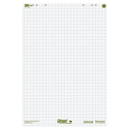 Ursus Flipchart-Papier Green kariert von Ursus