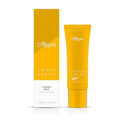 Skin Chemists Collagen Mask | Collageneer 0.1%, Acacia Collagen™ (PF) | Bekämpft feine Linien und Falten | 0.1% 50ml