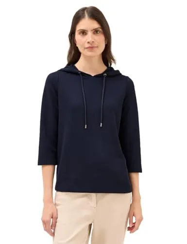 CECIL Damen Hoodie Shirt 3227474, urban Dark Blue, Small von CECIL