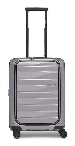 Bergpfeil Handgepäck-Trolley Travel, 4 Rollen, Polypropylen - Handgepäck-Koffer mit erweiterbarem Volumen und speziellem Laptopfach für Geräte bis 45 cm – ideal für stressfreies Reisen.