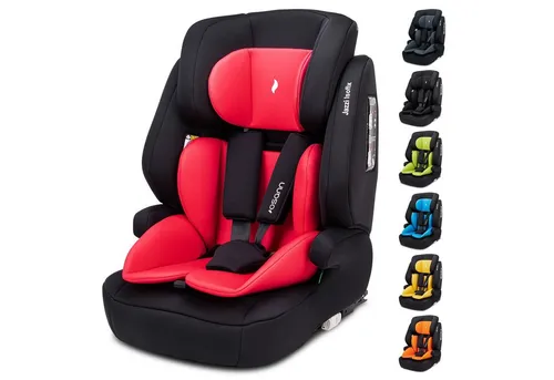 Osann Autokindersitz Jazzi Isofix - Sicher & Mitwachsend für Kinder von 15 Monaten bis 12 Jahren - Kindersitz 9-36 kg mit Isofix für optimale Sicherheit und Komfort. Mitwachsendes Gurtsystem und höhenverstellbare Kopfstütze für lange Nutzung von 76 bis 150 cm.