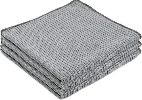 FixedByU antibakteriell Wischtuch Putztuch für Bad Küche Haushalt 40x40cm Mikrofasertuch (40x40 cm, 3-tlg)