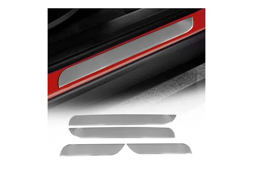 OMAC Zierleisten-Aufkleber für Citroen C3 HB 5D (2002-2009) - Edelstahl Aufkleber, langlebig und rostbeständig, schützt Ihr Auto vor Kratzern und verleiht ihm ein stilvolles Aussehen. Einfache Installation ohne Bohren!