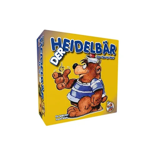 Heidelberger Spieleverlag HE179 - Der Heidelbär, spannendes Gesellschaftsspiel für 2-4 Spieler, Spielzeit ca. 20 Minuten, Anleitung auf Deutsch