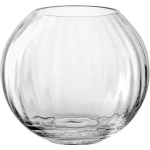 Leonardo Vase 038940 Poesia - Handgefertigte Kugelvase aus Glas - Vasen - Handgefertigtes Unikat mit dreidimensionaler Veredlung für beeindruckende Lichtreflexionen, spülmaschinenfest und ideal für florale Arrangements.