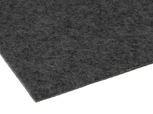 Primaflor-Ideen in Textil Läufer PODIUM - Grauer Nadelfilzteppich - Teppich für Veranstaltungen, rechteckig, 200 cm breit, robust und wasserabweisend, ideal für Eingangsbereiche und Outdoor-Nutzung.