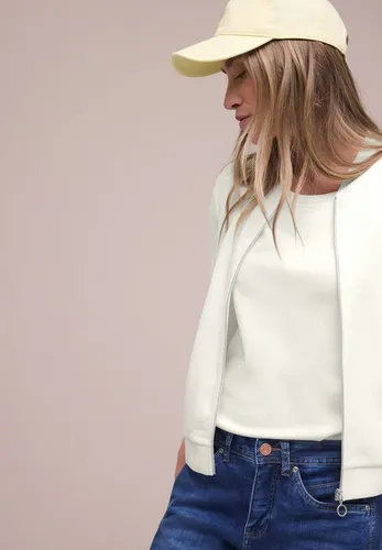STREET ONE Blouson mit Zipper und Struktur - Modischer Blouson von STREET ONE, hüftbedeckend und bequem. Der elastische Webstoff sorgt für optimale Bewegungsfreiheit. Ideal für lässige bis schicke Anlässe, perfekt kombinierbar mit Jeans oder Pumps.