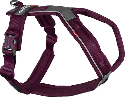 Non-stop dogwear Line Harness 5.0 - Führ- und Alltagsgeschirr in Lila, Größe G 7 - Weiteres Autozubehör, ideal für sicheres Autofahren mit Ihrem Hund und bietet optimalen Komfort und Kontrolle.