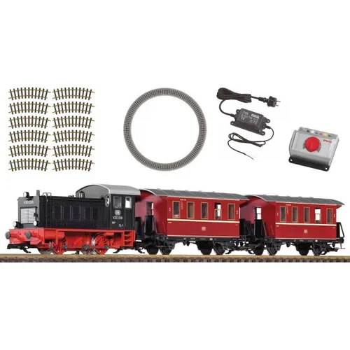 Piko 37126 G-Start-Set V 20 + 2 Personenwagen DB G + Neu