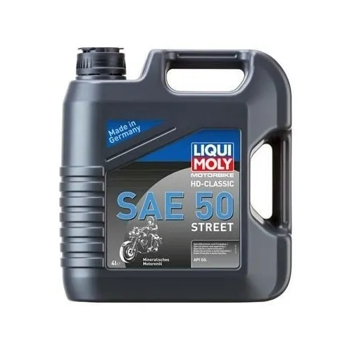 Liqui Moly Motorbike HD-Classic SAE 50 - 4L Motoröl - Hochwertiges Motoröl für Motorräder, sorgt für optimale Schmierung und schützt vor Verschleiß. Ideal für klassische Bikes und leistungsstarke Motoren.