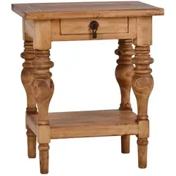 Mexico Beistelltisch aus Massivholz Pinie