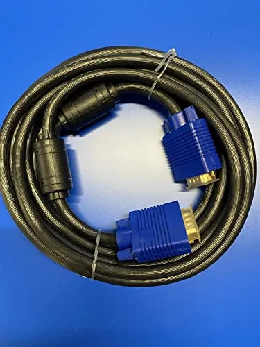 Kindermann VGA-Kabel HD15 Stecker/Stecker 5,0m - Monitorzubehör mit 5,0m Länge für optimale Verbindung zwischen PC und Monitor, ideal für klare Bildübertragung.