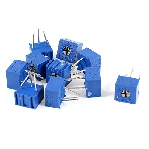 sourcing map a14062700ux0411 10 K Ohm 3362p-103 Potentiometer Trim Pot Variable Widerstand – Mehrfarbig (10) de