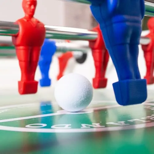 Kickerball Bandito Tournament für alle Tischkicker und Tischfussball, 35mm Turniergröße, aufgerauter Profi Grip, mittelhart, Set mit 5 STK.