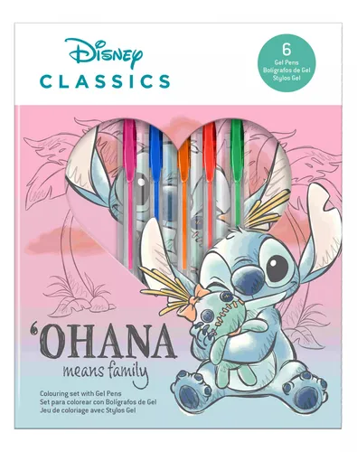 Zestaw piśmienniczy 7 elementów Stitch ST00035 Kids Euroswan 8435507884440