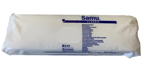SAMU Wöchnerinnen Vorlagen Classic maxi 11x35 cm 10 ST von Paul Hartmann AG
