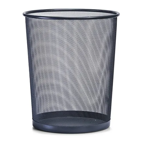 Zeller 17741 Papierkorb, Mesh ø29.5 x 35 cm, anthrazit von ZELLER PRESENT SCHÖNER LEBEN. PRAKTISCH WOHNEN.