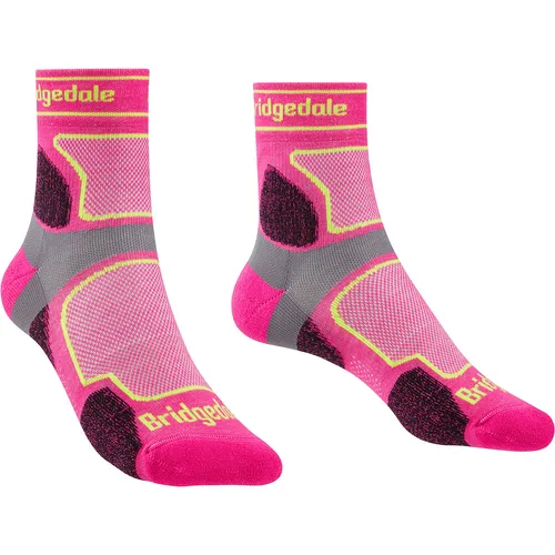 Bridgedale Damen Ultralight T2 Coolmax Sport 3/4 Crew Socken (Größe 38, pink)