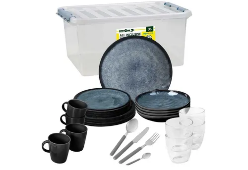 BRUNNER Geschirr-Set Camping Geschirrset VENETIAN (36-tlg) von Brunner