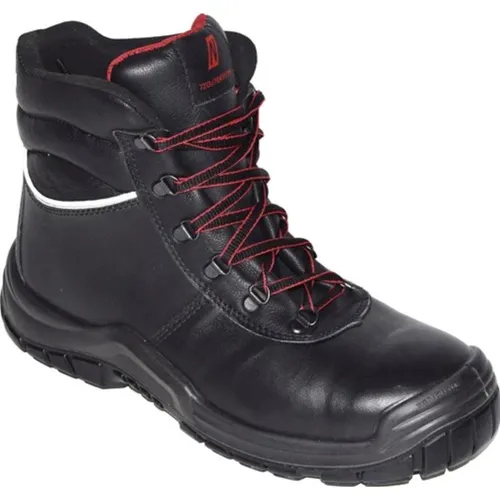NITRAS Sicherheitsschuhe Power Step Mid+, S3, Unisex, Echt Leder, Gr. 42 - Herren Industrie & Handwerk Schuhe, hitzebeständig bis 300°C, mit Stahlkappe und durchstichhemmender Sohle für optimalen Schutz und Komfort.