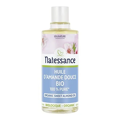 Natessance - Bio-Mandelöl – Baby – 100% rein – zertifiziert biologische Landwirtschaft – Flasche mit 50 ml