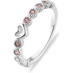 CHRIST Silberring, Zirkonia, synthetisch silberfarben 56 von Christ