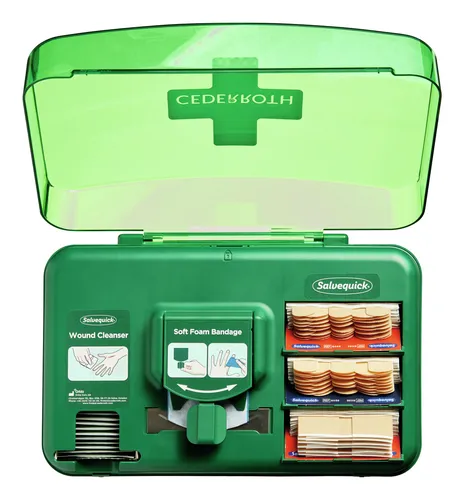 CEDERROTH Pflasterspender medium gefüllt grün REF51011006 in grün von Cederroth