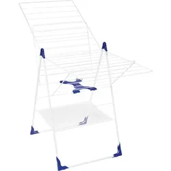 Leifheit Standtrockner Classic 250 Flex - Platzsparender klappbarer Wäscheständer in Blau und Weiß, ideal für effiziente Wäschepflege und Haushaltsreinigung.