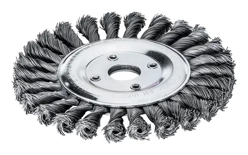 Lessmann Rundbürste Stahldraht 125 x 14 mm, gezopft 0,5 mm - 473.211