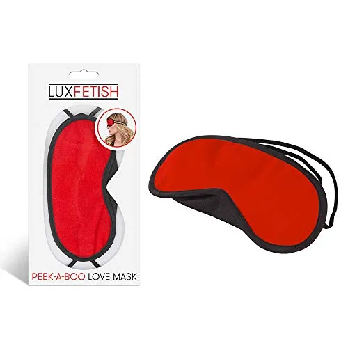 LUX FETISH Peek-a-boo Love Maske rot