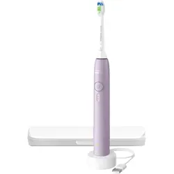 Philips Sonicare 3100 Series HX4033/27 - Elektrische Zahnbürste in Kräftigem Lila - Die Philips Sonicare 3100 Series HX4033/27 bietet ein praktisches Reiseetui und einen Drucksensor, der sanft vibriert, wenn du zu fest drückst. Wähle aus drei Putzintensitäten für eine individuelle Reinigung.