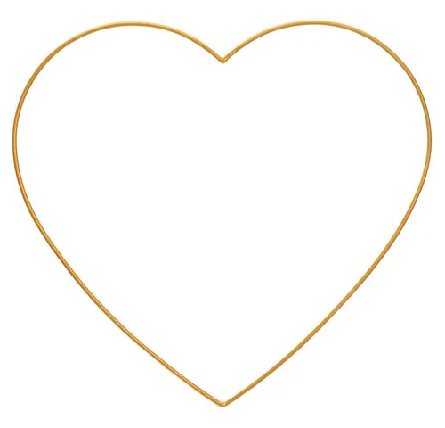 matches21 HOME & HOBBY Dekohänger Dekohänger Herz Fensterdeko Hängedeko gold Metall 27x26 cm (1 St)