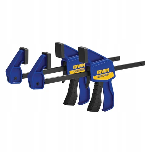 Irwin Quick-Grip Mini Klemmzwingen 300 mm - 2 Stück - Schraubstöcke, Schraubzwingen & Spannvorrichtungen, ideal für präzises Klemmen bei kleinen Projekten und einfach zu bedienen.
