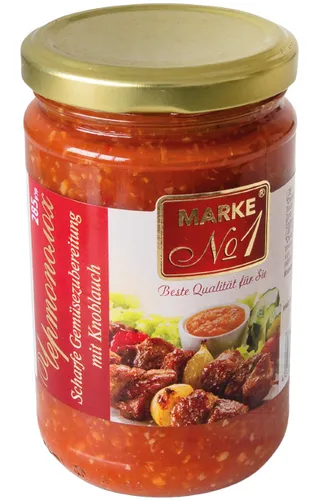 Scharfe Gemüsezubereitung Chertopoloh mit Knoblauch 285g Marke N1