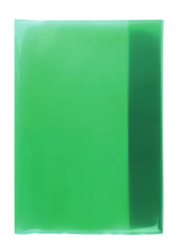 HERMA Heftumschlag PLUS transparent/grün DIN A4 21,0 x 29,7 cm 19604