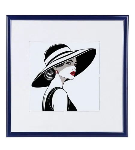 IDEAL TREND Bilderrahmen New Lifestyle Kunststoff Bilderrahmen quadratisch Foto Rahmen Picture, für 1 Bilder (1 St)