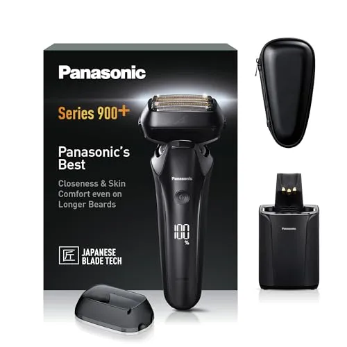 Panasonic ES-LS9A-K803 - Folienrasierer für Herren, präzise Rasur mit innovativer Technologie und ergonomischem Design