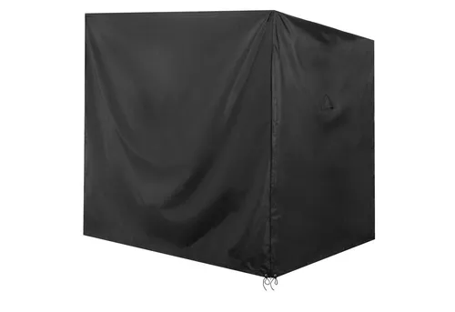 KINGSLEEVE® Abdeckplane für Hollywoodschaukel Anthrazit 185x117x170/150cm - Robuste Schutzhülle für Gartenmöbel! UV-beständig, reißfest und mit Belüftungsfenstern für optimalen Schutz vor Schimmel und Witterungseinflüssen.