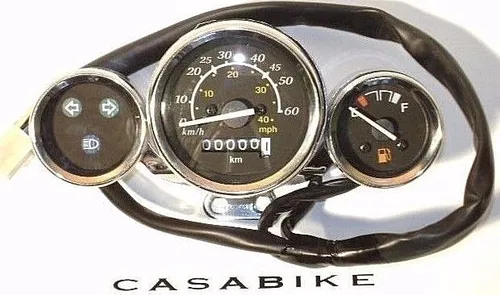 Roller Tacho Komplett 50 ccm Tachometer Tachoeinheit Cockpit Motorroller Retro