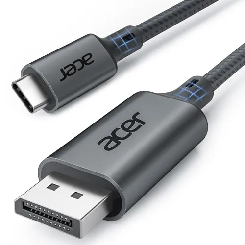 Produktbild Acer USB C DisplayPort Kabel 4K@60Hz