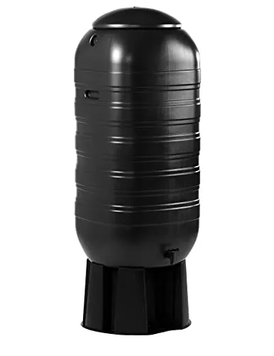 Kreher Regentonnen 250 Liter mit Standfuß und Hahn