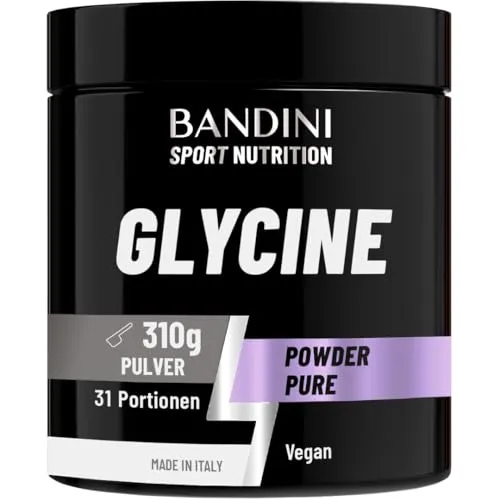 Bandini® GLYCIN Pulver | 100% reines L-Glycin Aminosäure
