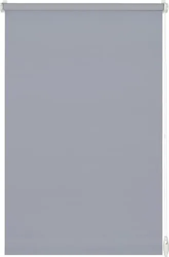 GARDINIA EASYFIX Rollo Rauchblau 120 x 150 cm - Seitenzug-Rollo in Rauchblau, blickdicht und lichtdurchlässig, einfache Montage ohne Bohren, ideal für Fensterflügel von 3 bis 25 mm, sicheres Design für Kinder.