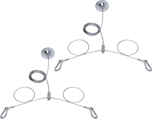 Produktbild Voltolux Deckenabhängung LEON für Panel 1,5m Metall Seilsystem verstellbar dual