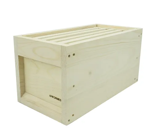 Zarge für Zander Ablegerkasten + 5 Waben ZN Rähmchen - Kästen & Zubehör, aus hochwertigem Fichte/Tanne für optimale Bienenhaltung und langlebige Nutzung